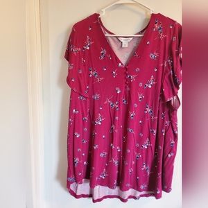 Womens plus size blouse